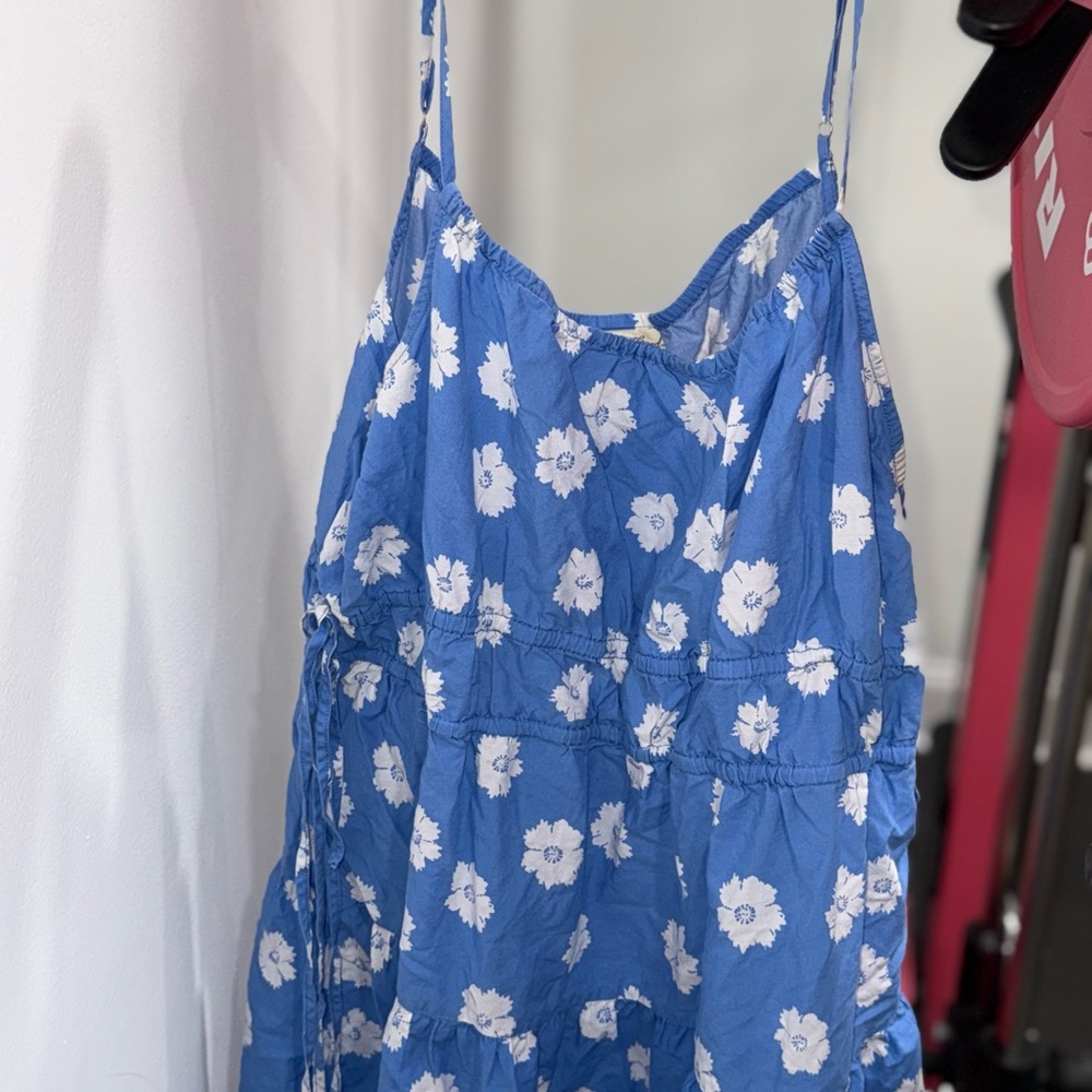 Blue Floral Sundress